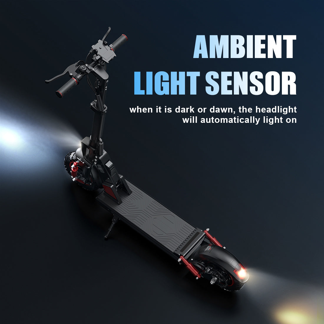 C1 Pro Folding Electric Scooter: Adjustable, Powerful Motor, Triple Shock, Long Range Seat