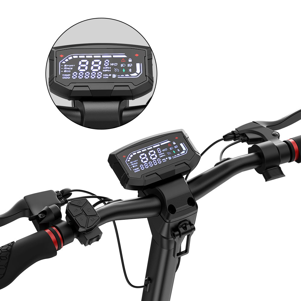 Powerful iScooter iX7Pro 2000W Off-Road Electric Scooter with 10-inch Tires