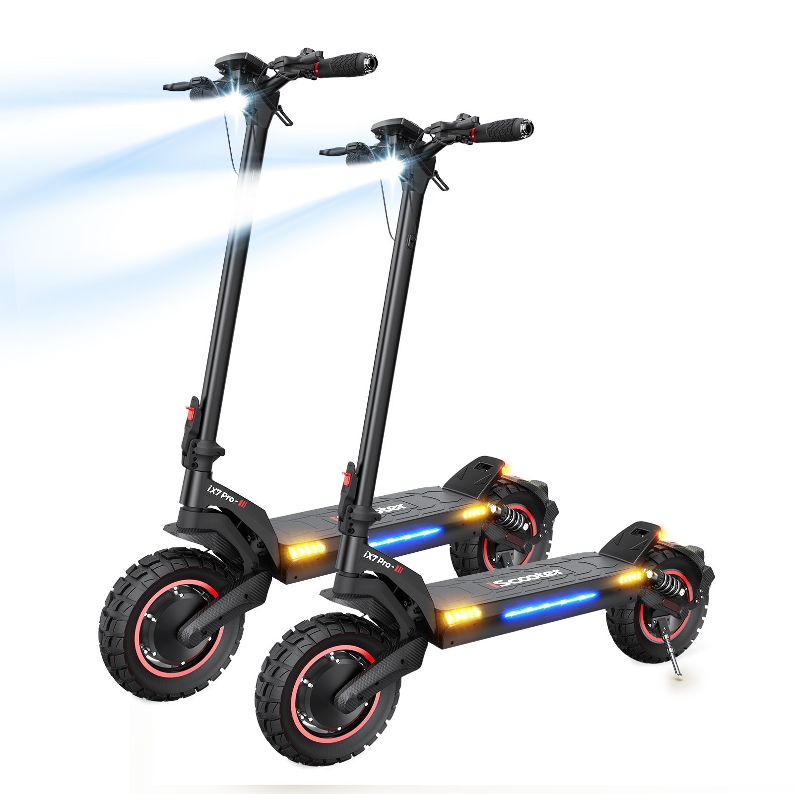Powerful iScooter iX7Pro 2000W Off-Road Electric Scooter with 10-inch Tires