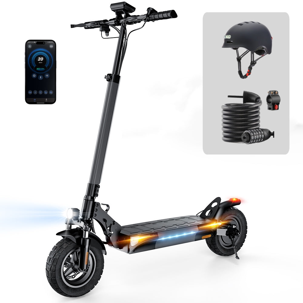 Powerful iScooter W9 Off-Road Electric Scooter: 1000W Motor, All-Terrain Adventure