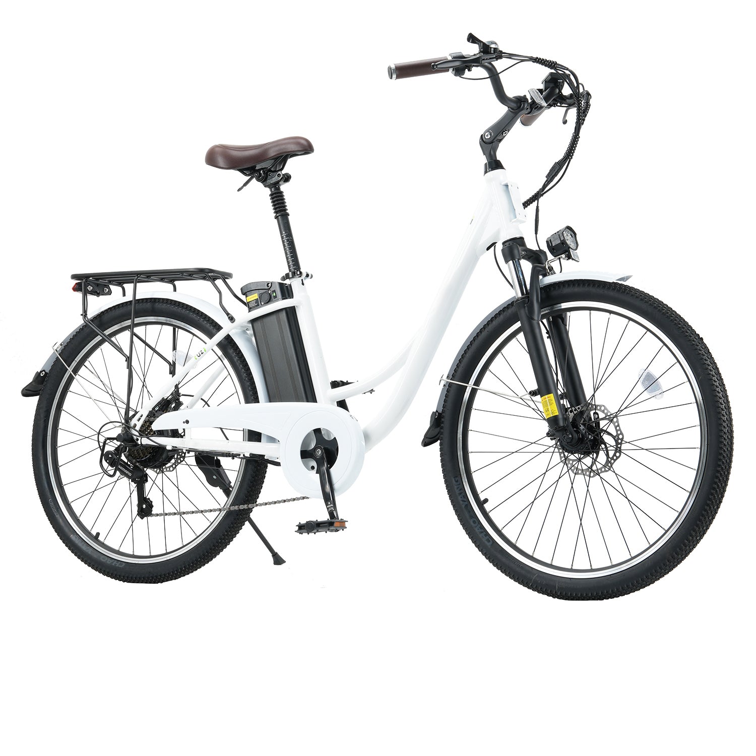 U2 Commuter Step-Thru E-Bike: Removable Battery, Front Suspension, Effortless Urban Ride