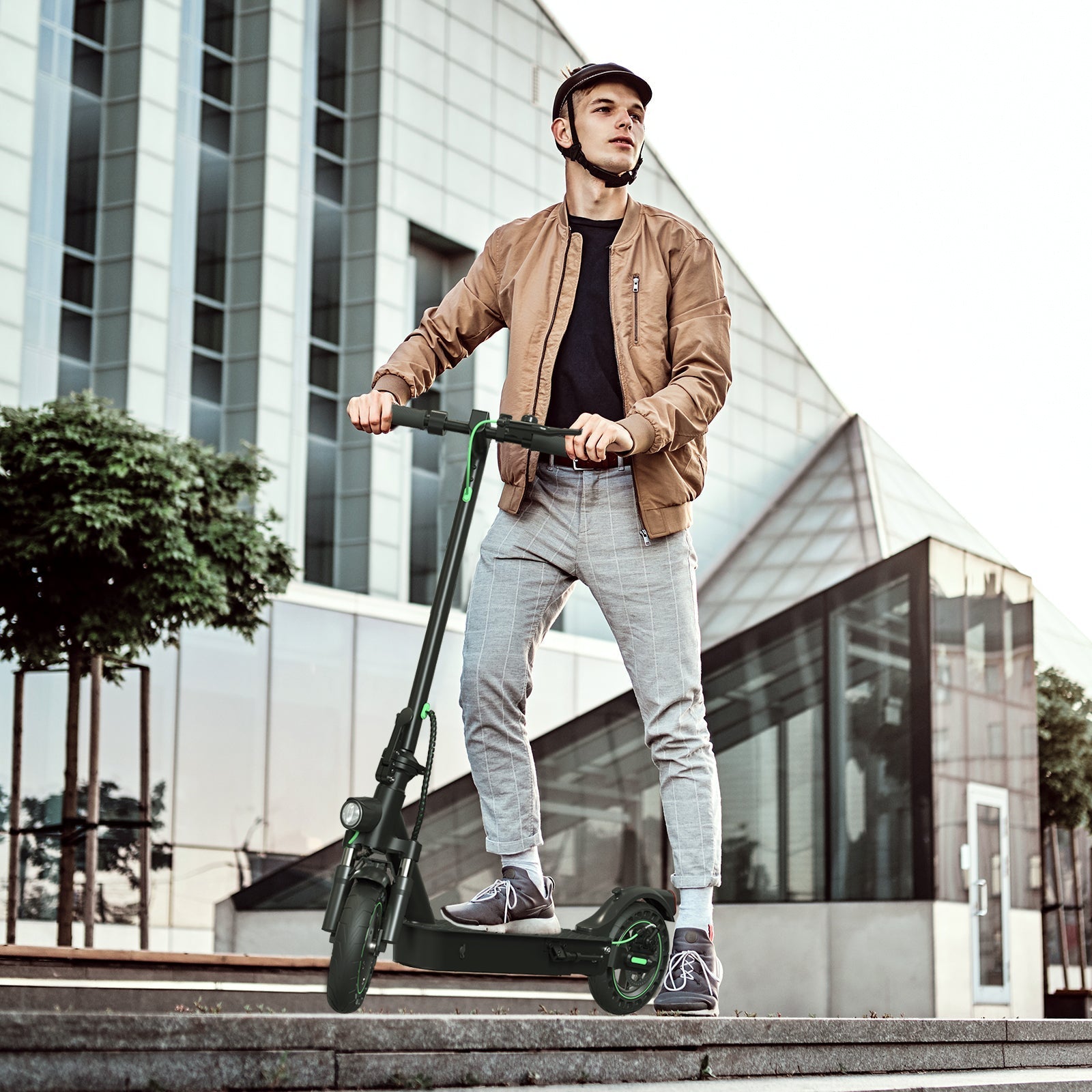 Powerful 500W S9MAX Electric Scooter with App Control, Long 25-Mile Range