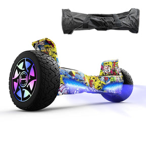 H8 8.5" All-Terrain Hoverboard with Bluetooth Music & LED Lights Self-Balancing