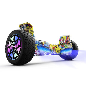 H8 8.5" All-Terrain Hoverboard with Bluetooth Music & LED Lights Self-Balancing