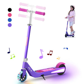 iScooter iK1S Kids Electric Scooter: Flashing Wheels, Safe Ride, Fun Adventures