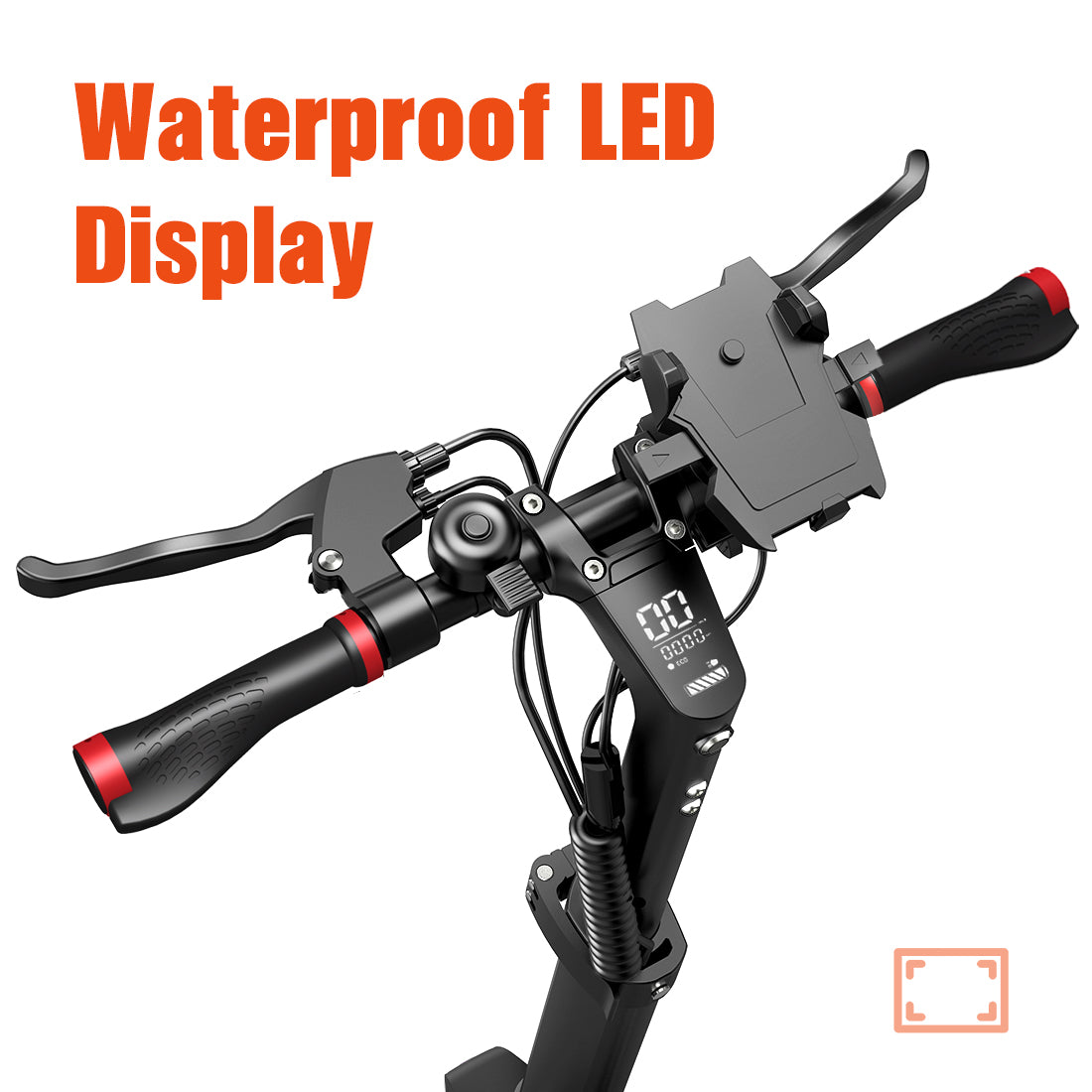 C1 Pro Folding Electric Scooter: Adjustable, Powerful Motor, Triple Shock, Long Range Seat