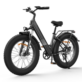 M60 Fat Tire Electric Trekking E-Bike: 750W Motor, Dual Suspension, Long Range