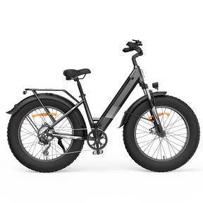 M60 Fat Tire Electric Trekking E-Bike: 750W Motor, Dual Suspension, Long Range