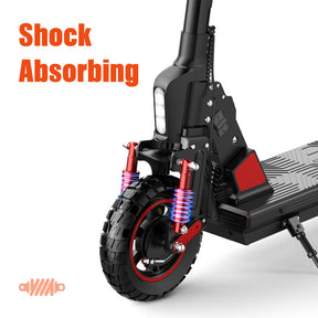 C1 Pro Folding Electric Scooter: Adjustable, Powerful Motor, Triple Shock, Long Range Seat