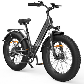 M60 Fat Tire Electric Trekking E-Bike: 750W Motor, Dual Suspension, Long Range