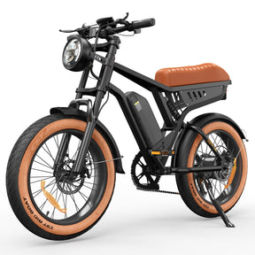 R6 Powerful Electric Mountain Bike - Fat Tire All-Terrain E-Bike for Trails