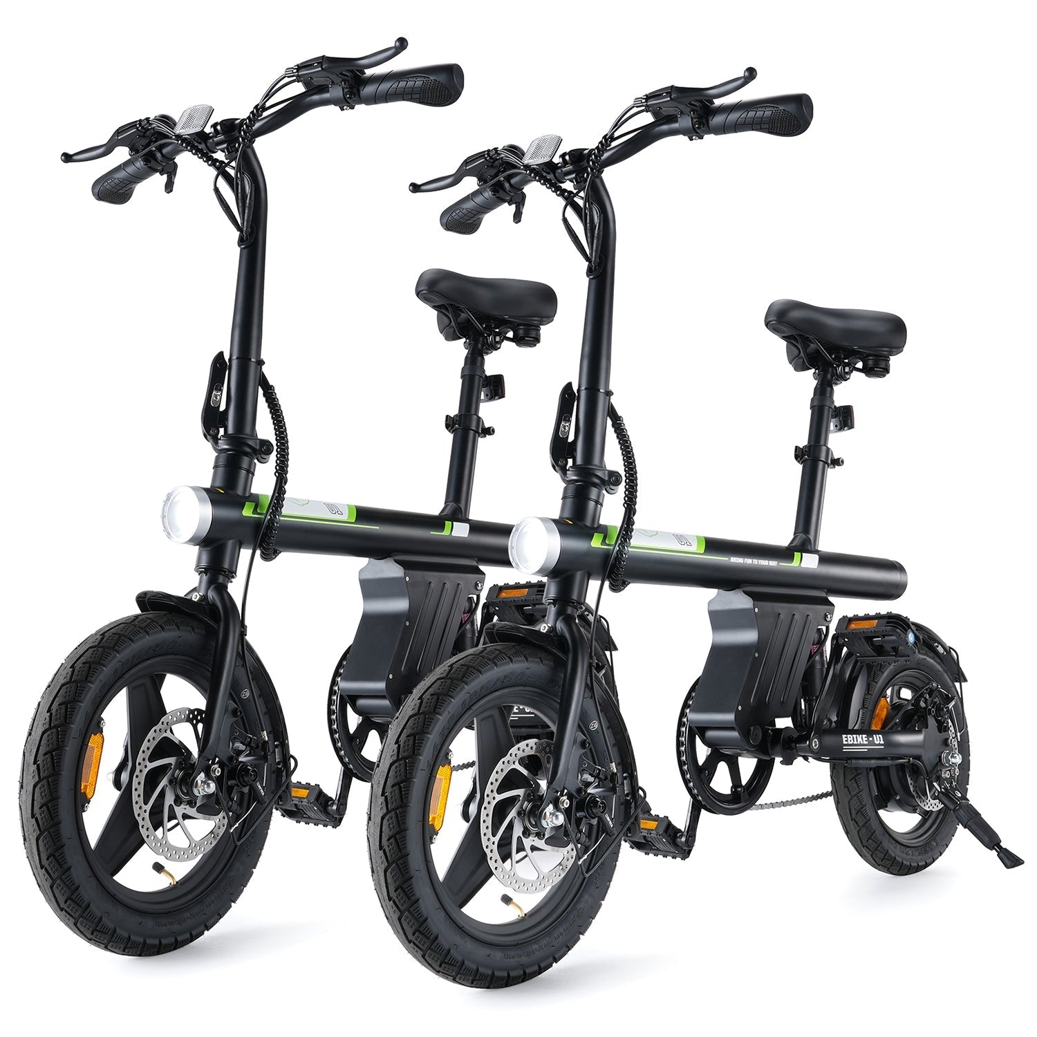 U1 Foldable Electric Bike: Powerful 350W Motor, Portable Urban Commuter E-Bike
