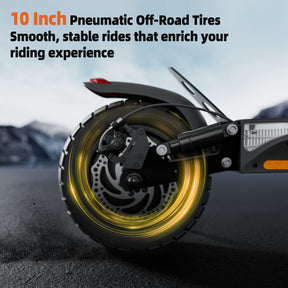 Powerful iScooter W9 Off-Road Electric Scooter: 1000W Motor, All-Terrain Adventure