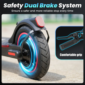 iScooter i8 Adult Electric Scooter: Foldable, Fast, 8.5-inch Tires