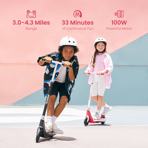 iScooter iK1S Kids Electric Scooter: Flashing Wheels, Safe Ride, Fun Adventures