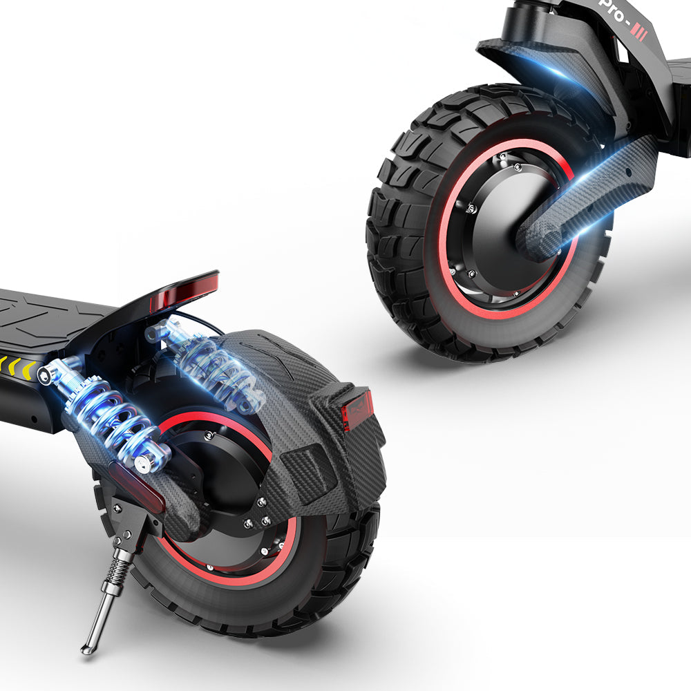 Powerful iScooter iX7Pro 2000W Off-Road Electric Scooter with 10-inch Tires