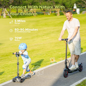 iScooter iK2 Kids Electric Scooter: Adjustable Height, Glowing Wheels, Foldable Fun