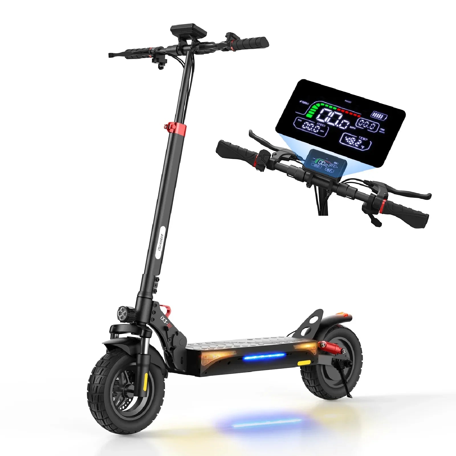 Powerful iScooter iX Series Off-Road Electric Scooter: Conquer Any Terrain Adventure
