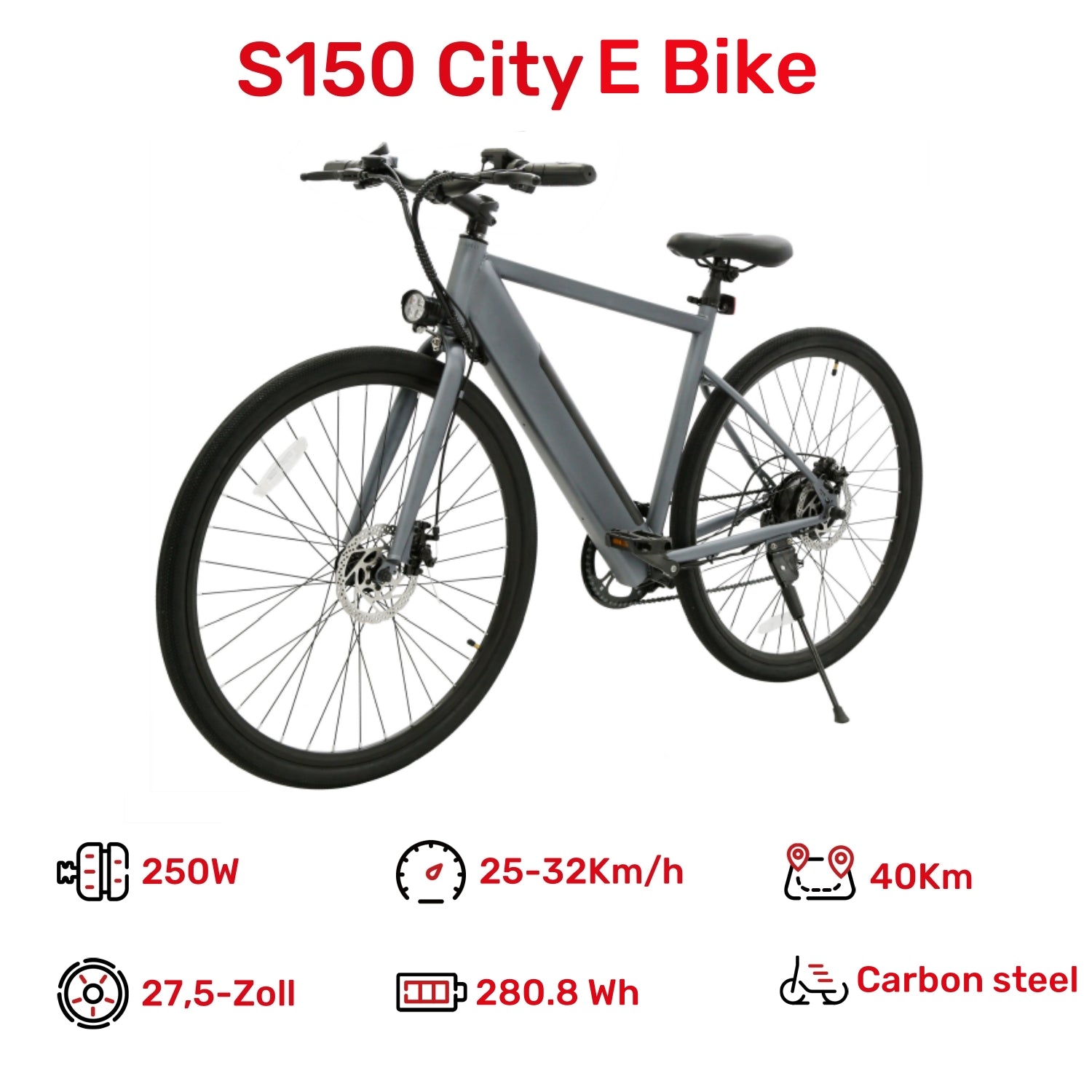 U2 Commuter Step-Thru E-Bike: Removable Battery, Front Suspension, Effortless Urban Ride