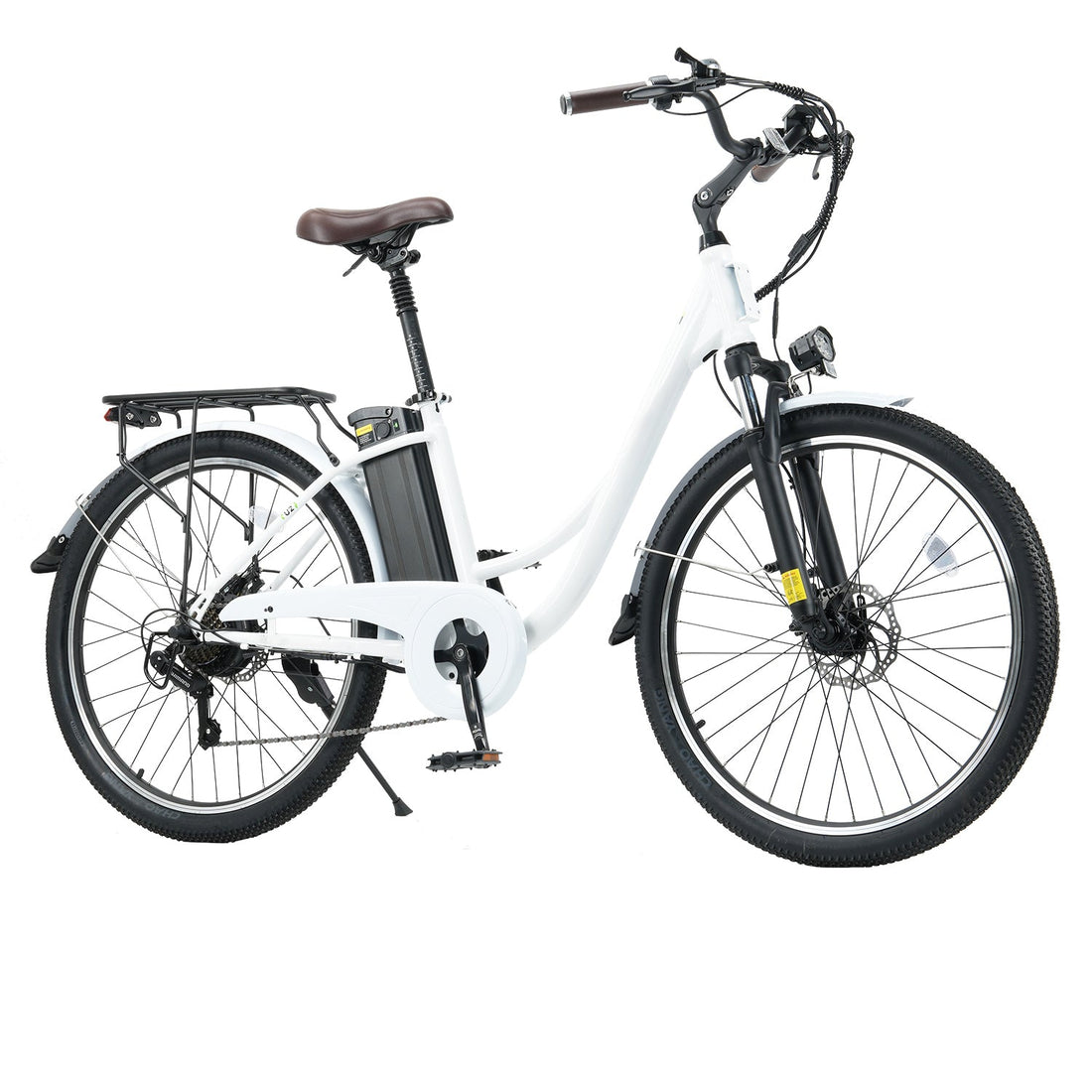 U2 Commuter Step-Thru E-Bike: Removable Battery, Front Suspension, Effortless Urban Ride